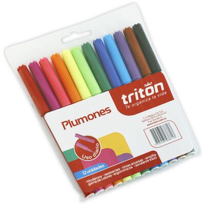 Plumones Tritón