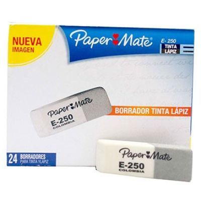 Borrador Tinta Lápiz E-250-Paper Mate X 24 UND