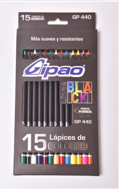 Color Gipao Black 4 mm x 15 Und