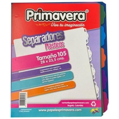 Separador Folder 105 Primavera