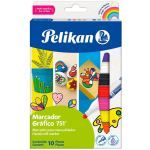 Marcador Grafico Pelikan 751 caja x 10 unds