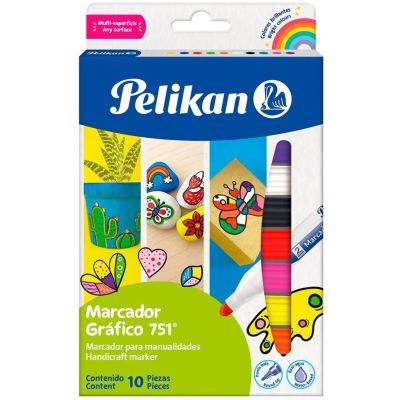 Marcador Grafico Pelikan 751 Caja x 10 und