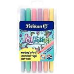 Marcador Punta Pincel X 12 Pastel
