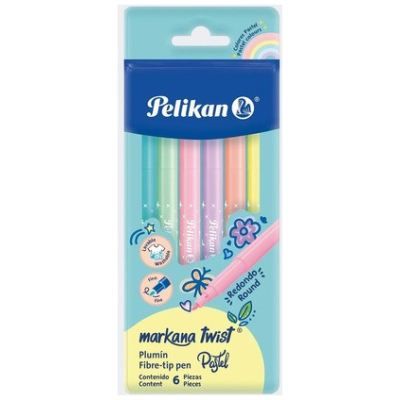 Plumon Pelikan X 6 Pastel
