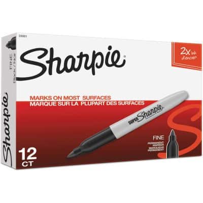 Marcador Sharpie Punta Fina X 12 UND