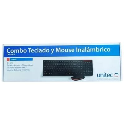 Teclado y Mouse Inalámbrico Unitec