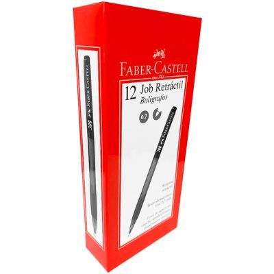 Lapicero Faber Castell Job Caja x 12 UND