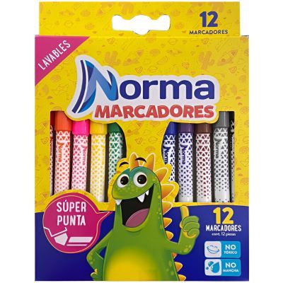 Marcador Lavable Norma X 12 – X 24 Und