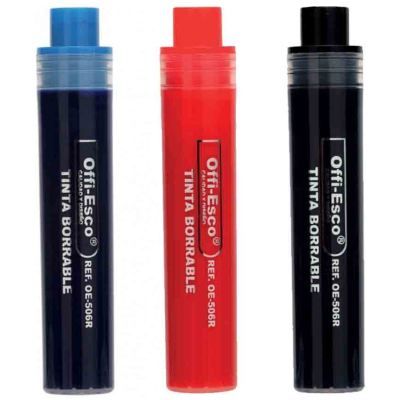 Recarga Marcador Borrable Offiesco Negro – Azul – Rojo