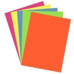 Cartulina 1/8 Fluorescente