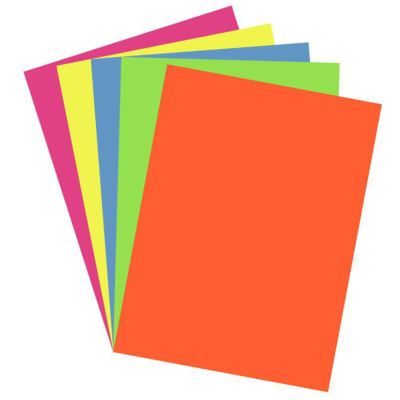 Cartulina 1/8 Fluorescente