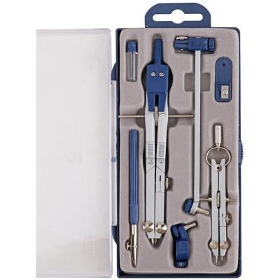 Compas Precisión Metálico Extensión + Accesorios
