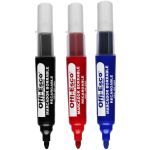 Marcador Borrable Recargable Offiesco Negro – Azul – Rojo