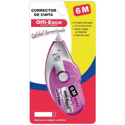 Corrector Cinta Offiesco X 6 Mtrs – X 12 Mtrs