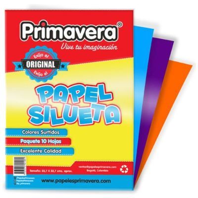 Papel Silueta X 10 Und