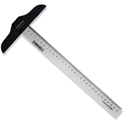 Regla T  -  50 Cms Línea Azul