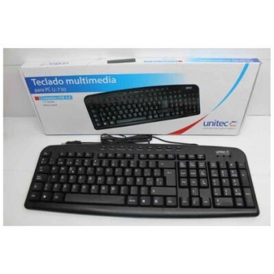 Teclado Multimedia Inalámbrico Unitec U-730