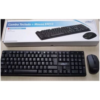 Teclado y Mouse Inalámbrico Unitec KM 10