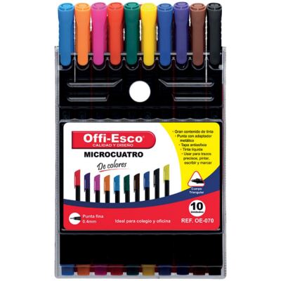Micropunta Offiesco X 10 Und