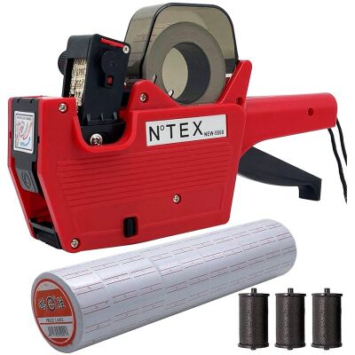 Maquina Tiqueteadora Duodeli Mx-5500 + 10 Rollos