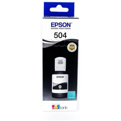 Tinta Impresora EPSON 504 Negro Original