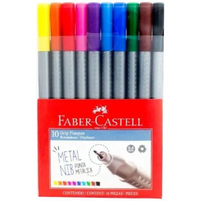 Micropunta Faber Castell X 10 Und fine Pen