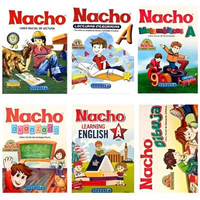Cartilla Nacho | Avanzado – Matematicas A – Integradas D, E – Ingles A – Escribe A – Dibuja Original