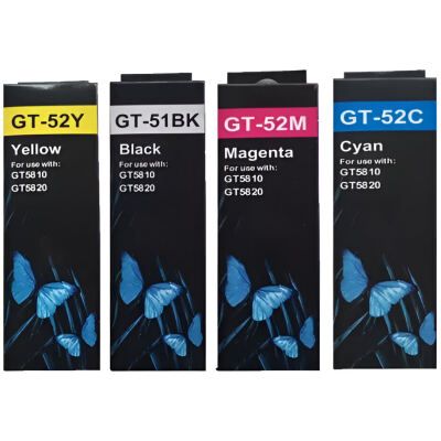 Tinta Impresora HP GT 51 – GT 52 Generica