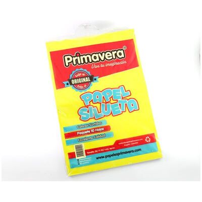 Papel Silueta X 10 Und